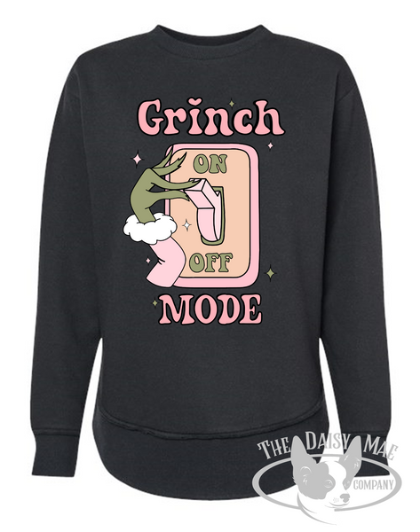 Womens Grinch Mode Sweatshirt