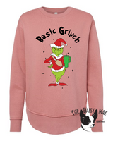 Womens "Red" Basic Grinch Sweatshirt