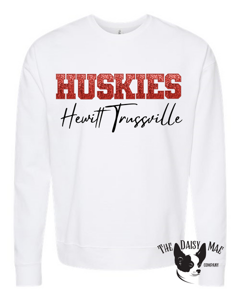 Hewitt-Trussville Huskies Faux Sequined Sweatshirt