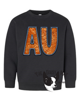 Faux Sequined Auburn Kids Sweatshirt