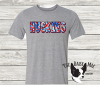 Patriotic Huskies T-Shirt