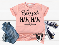 Blessed MawMaw T-Shirt