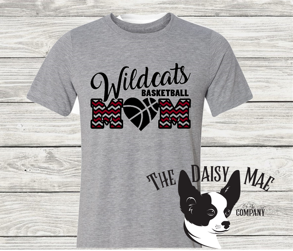 Wildcat Basketball MOM T-Shirt