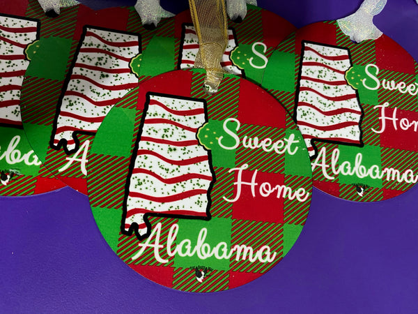 SWEET  Home Alabama Ornament