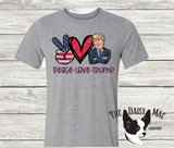 Peace Love Trump T-Shirt